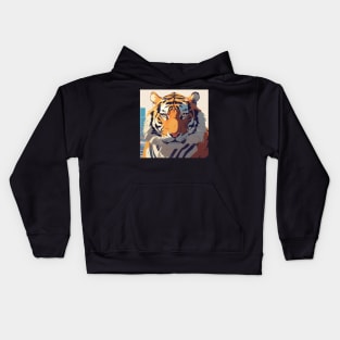 Beautiful Siberian Tiger Kids Hoodie